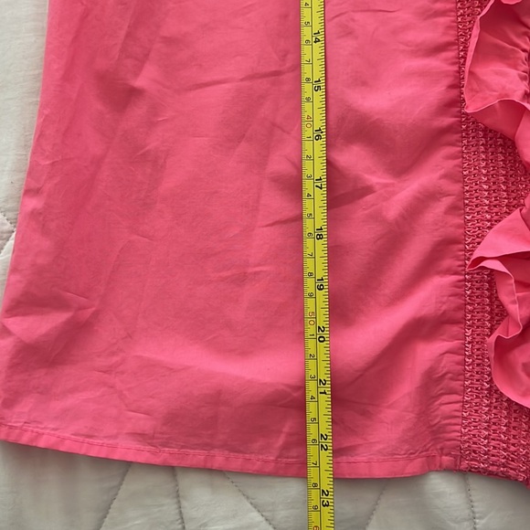 LOVE THE LABEL zuri top in pink carnation large 100% cotton - Picture 10 of 16